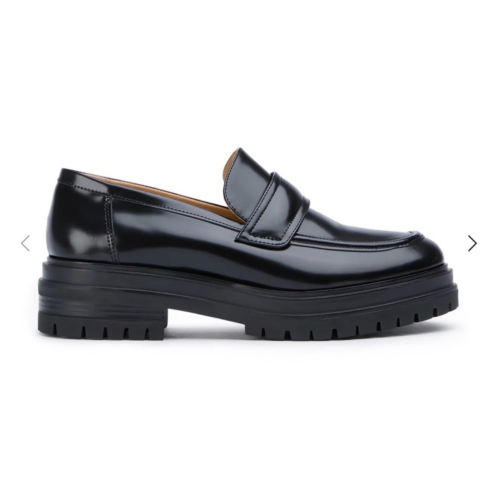 Tony Bianco Wiz Black Hi Shine Loafers